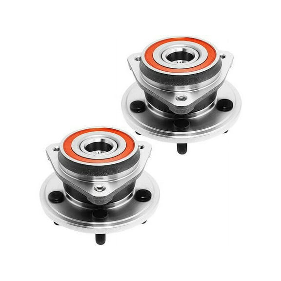 Front Wheel Bearing Hub Assembly Set of 2 - Compatible with 1990 - 1995, 1997 - 1999 Jeep Wrangler 4WD 1991 1992 1993 1994 1998