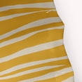 thumbnail image 2 of Simply Daisy 70" W x 73" H Wood Stripe Geometric Print Polyester Shower Curtain, Yellow, 2 of 3