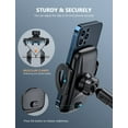 thumbnail image 7 of Car Cup Holder Phone Mount Cell Phone Holder Universal Adjustable Cup Holder Cradle Car Mount with Flexible Long Neck for iPhone 12 Pro/XR/XS Max/X/8/7 Plus/Samsung S10+/Note 9/S8 Plus/S7 Edg, 7 of 7