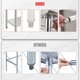 thumbnail image 3 of Yeshouse Mesa de acero inoxidable para preparación y trabajo con protector contra salpicaduras, mesa de cocina resistente con estante inferior ajustable y patas para restaurantes, hogares y hoteles, 3 of 7