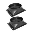 thumbnail image 2 of simhoa 2 Pieces Duct Connector Flange Air Ventilation Adapter Fittings Dryer Vent Adapter for Kitchen Connecting Exhaust Outlet Wall 208mmx183mmx72mm, 2 of 9