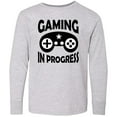 thumbnail image 3 of Inktastic Gaming in Progress Gamer Long Sleeve Youth T-Shirt, 3 of 5