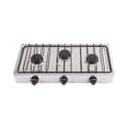 thumbnail image 1 of Parrilla de gas de sobreponer 3 quemadores, inox, Foset blanco, 1 of 3