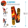 thumbnail image 5 of Correa para guitarra Strap o Tahali para guitarra acústica, bajo eléctrico, guitarra eléctrica Kidam  Guitar on Fire, 5 of 5
