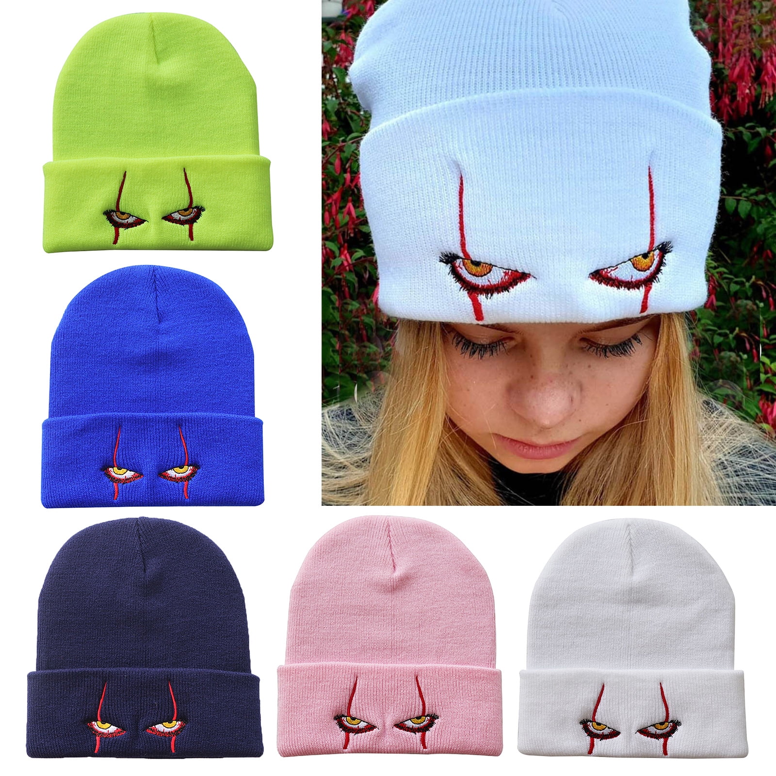 Cap knit Static Skull reversible