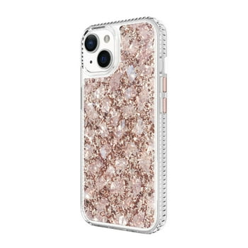 onn. Blush Fleck Shell Phone Case for iPhone 14 / iPhone 13