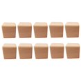 thumbnail image 1 of Bloques de madera 10 Piezas de Bloques Cuadrados de Maciza Natural, de , Bloques de Bloques de , Adornos, para Manualidades, Suministros - 3,5 CM, 1 of 6