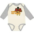 thumbnail image 3 of Inktastic Gobble Til' You Wobble Boys or Girls Long Sleeve Baby Bodysuit, 3 of 5