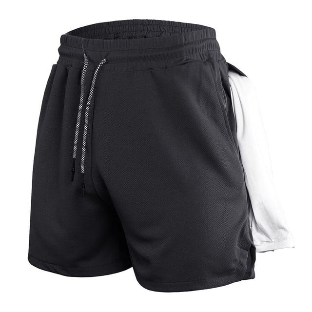 Bañadores deportivos para hombre, de secado rápido, para playa, pantalones cortos de fitness para el tiempo libre con bolsillos y capacidad para llevar toallas