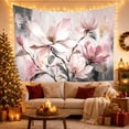 thumbnail image 3 of White Magnolia Flowers on Abstract Textured Background Romantic Watercolor for Flower Lovers Botanical Wall Art Mother's Day Gift Tapestry Wall Hanging for Bedroom and Living Room, 3 of 7
