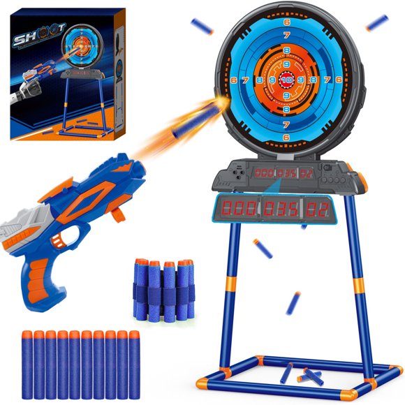 Digital Target Game for Boys Shooting Practice for Nerf Kids Target Shooting Games Toys for 5-12 Year Old Boys