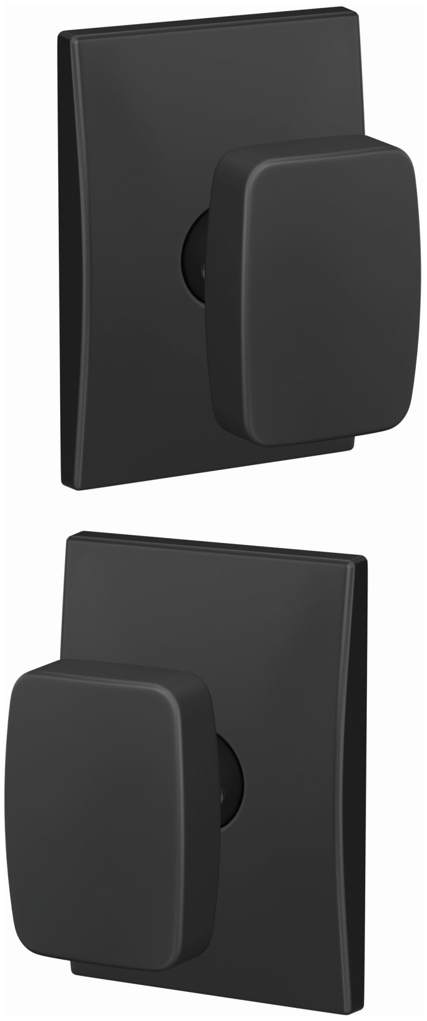 Schlage FC21NIX622CEN Custom Nixon Passage Or Privacy Door Knob Set - Black