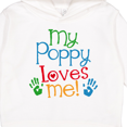 thumbnail image 3 of Inktastic My Poppy Loves Me Toddler Hoodie, 3 of 4