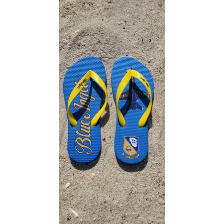 

Licensed US Navy Blue Angels Solo Flip Flops