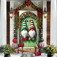 thumbnail image 6 of Dmlowu Christmas Door Cover, Merry Christmas Door Decorations, 35x71 inch Christmas Front Door Decorations for Holiday Party Christmas Decorations Indoor & Outdoor, 6 of 7