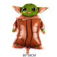 thumbnail image 4 of Globos de aluminio con forma de Yoda de dibujos animados, robot, suministros para fiestas de cumpleaños, regalos para niñas y niños, decoración de habitaciones, globos de Star Wars, 4 of 5