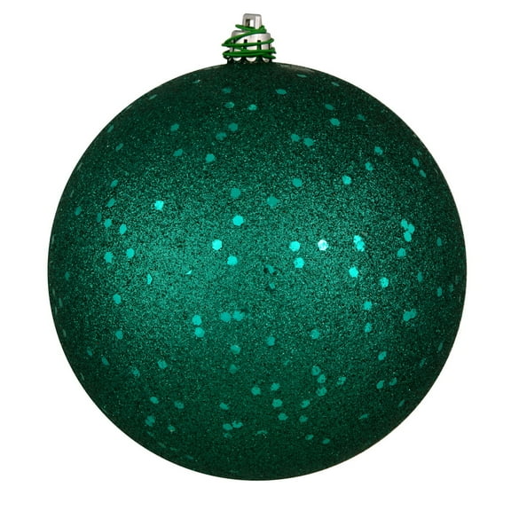 Vickerman 8" Dark Teal Sequin Ball Ornament