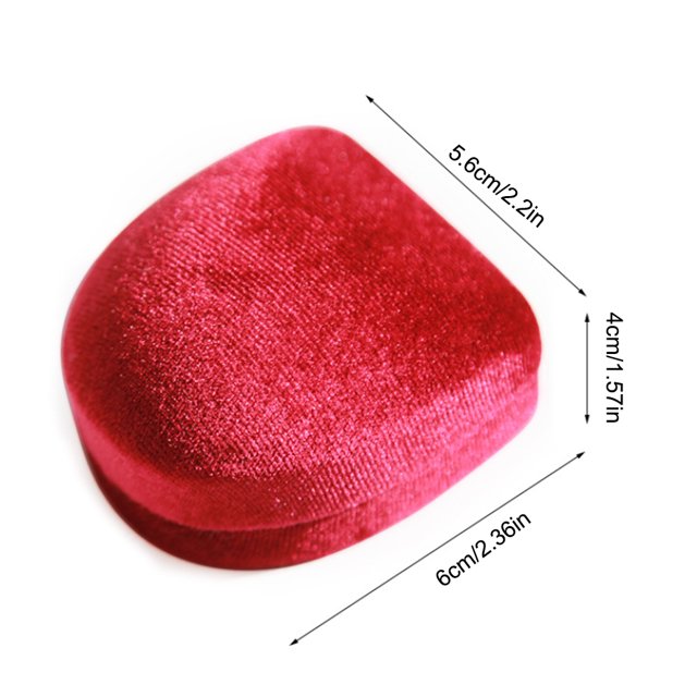 mmirethe Ring Box Wedding Engagement Organizer Storage Carrying Jewelry Case Packing Jewelries Party Gift Present Proposal Ring Box Earring Box