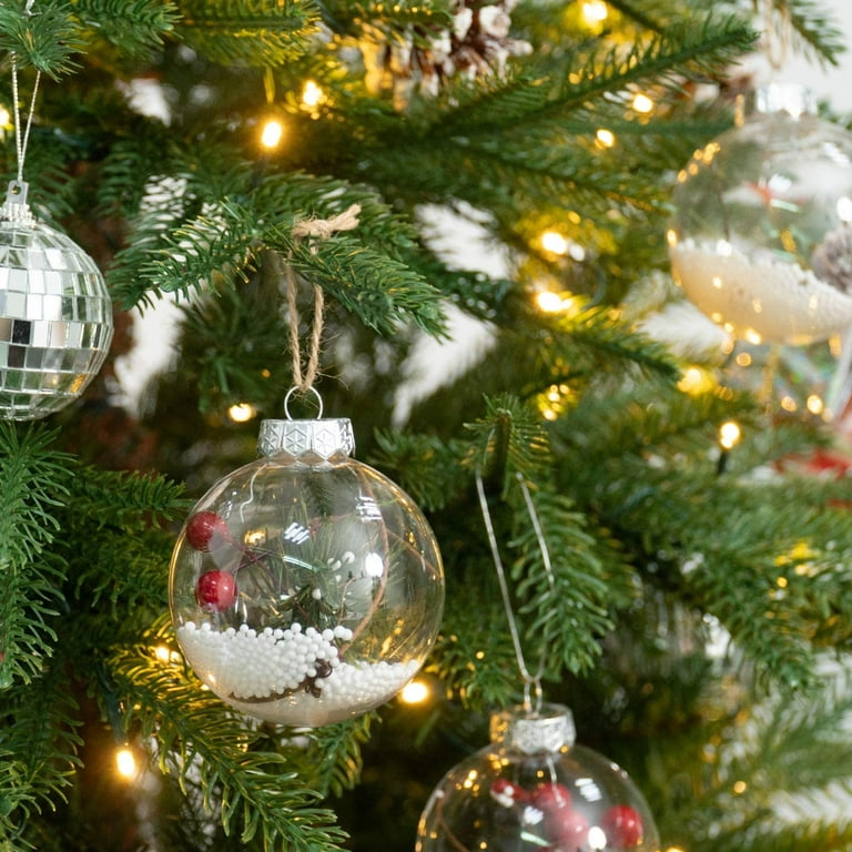 Plastic Fillable Ornament Balls for Christmas Bulk – LACrafts