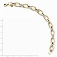 thumbnail image 2 of FB Jewels Leslie's 14K Two Tone Gold Polished Link Bracelet, 2 of 2