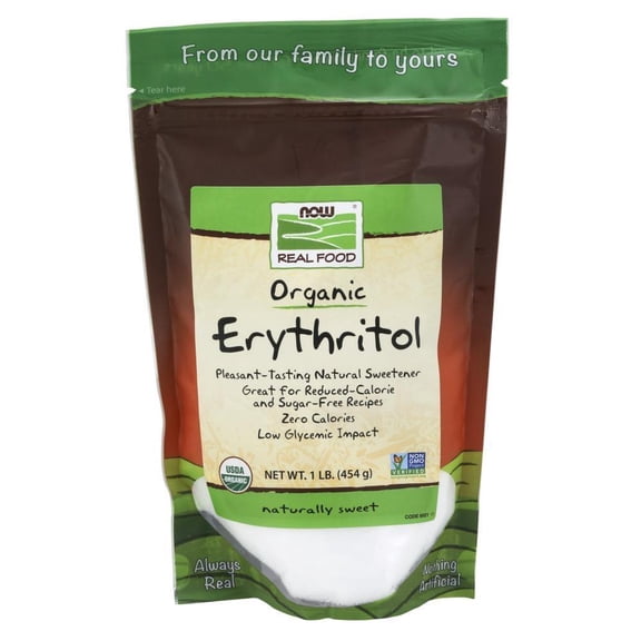 Eritritol NowFoods Now Real Food Orgánico 454g