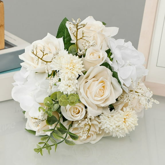 CIMAXIC Wedding Bride Bouquets Bridal Bouquet Plastic 1Pcs