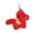 A4*Red, variant on 2026 Year of The Horse Plush Ornament, 5.9inch Mini Cute Flying Horse Plush Keychain, Horse Charm Bag Pendant, Car Key Chain Accessory, Backpack Charm Horse, Soft Plush Keychain Horse