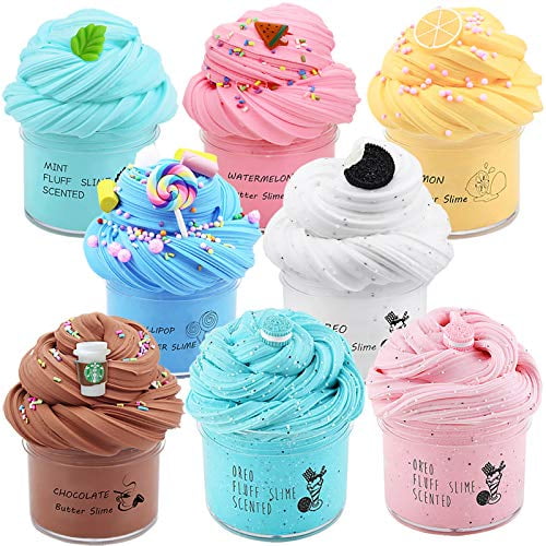 Luckyunicorn 8 Pack Butter Slime Kit With Mint Watermelon Candy Coffee And Lemon Slime Stretchy And Non Sticky Stress Relief Toys For Girl Boys Walmart Com Walmart Com Luckyunicorn 8 Pack Butter Slime Kit With Mint Watermelon Candy Coffee And Lemon Slime Stretchy And Non Sticky Stress Relief Toys For Girl Boys Walmart Com Walmart Com
