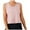 Pink, variant on Timegard Athletic Tank Top for Women Round Neck Sleeveless Cropped Running Tee Shirts Loose Workout Top