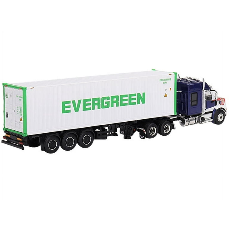MINI-GT  ウェスタン　スター49x Mini GT 1:64 Western Star 49X Blue w/ 40' Reefer Container