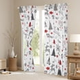 thumbnail image 3 of jejeloiu Gray Christmas Reindeer Blackout Curtains Set of 2 (38x54 Each),Cartoon Xmas Tree Curtains and Drapes,Happy New Year Living Room Curtains For Girl Boy,Super Cozy Room Decor, 3 of 6
