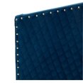 thumbnail image 6 of SAFAVIEH Couture Clara Contemporary Velvet Quilted Swivel Tub Chair, Navy, 6 of 7