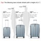 thumbnail image 4 of Maleta rígida de policarbonato Suitcase Hanke Carry On de 20 pulgadas, color gris, 4 of 9