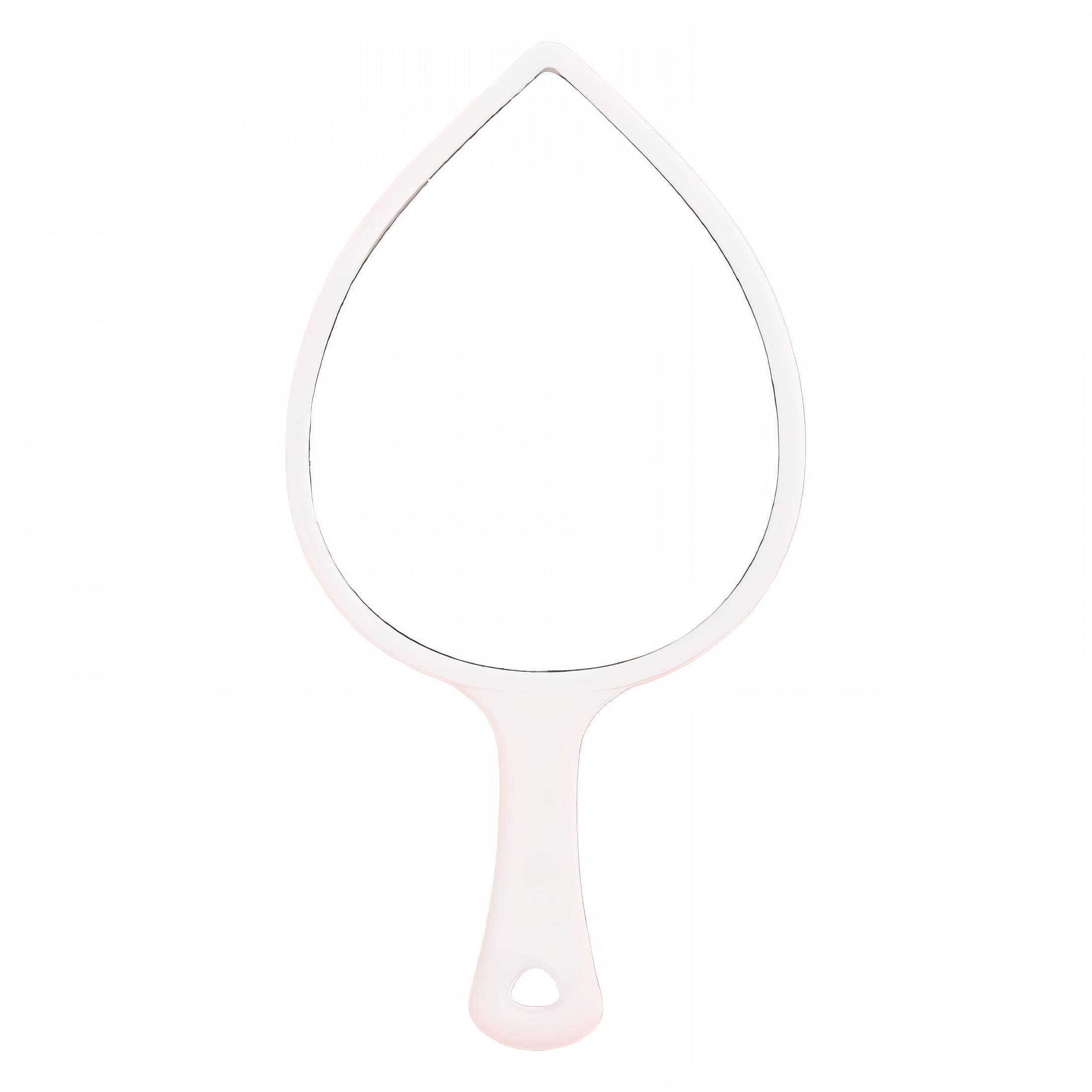 Hand Mirror, Extra Large Black Handheld Mirror with Handle, 9\, image size:2200x2200