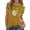 Yellow, variant on QHWAUAKFBN T Shirts For Women Trendy Short-Sleeve Loose Shirts Tshirts Top