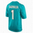 thumbnail image 3 of 1 Tua Tagovailoa Football Jersey Jaylen Waddle Tyreek Hill Dan Marino Jeff Wilson Jr. Jalen Ramsey Braxton Berrios Jevon Holland Raheem Mostert Devon Achane Cam Smith, 3 of 7