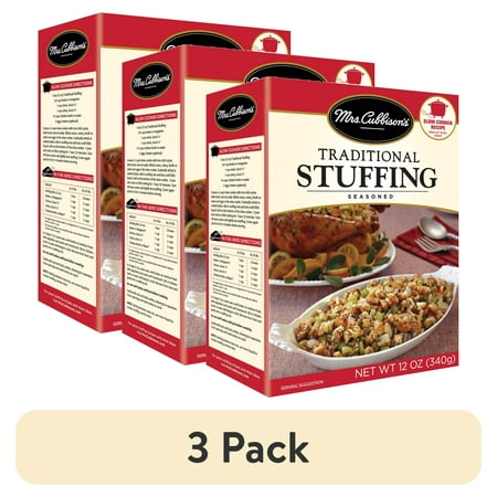 (3 pack) Mrs. Cubbison's Seasoned Turkey Stuffing Mix, 12 oz Box