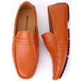 thumbnail image 2 of Mio Marino Men's Casually Suave Leather Penny Loafers, 2 of 6
