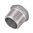 thumbnail image 2 of Uxcell Reducer Hex Bushing 304 Stainless Steel 3/4NPT Male to 1/2NPT Female 2Pcs, 2 of 6