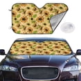 thumbnail image 2 of Kdxio Sunflowers Print Windshield Sun Shade,UV Rays and Sun Heat Protection,Sunshade for Car Windshield,Car Shade Front Windshield - Medium, 2 of 6