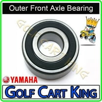 Yamaha G14, G16, G19 Golf Cart Outer Front Axle Bearing #6204LL | Gas / Electric