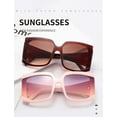 thumbnail image 2 of Large Frame Square Men and Women Sunglasses (Color : F, Size : Medium), 2 of 5