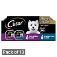 thumbnail image 2 of Cesar Filets in Gravy Adult Wet Dog Food Variety Pack, Filet Mignon and New York Strip Flavors, 3.5 oz. Easy Peel Trays, Variety Pack, 12 Count (Pack of 13), 2 of 8