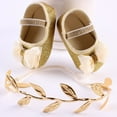 thumbnail image 2 of Baby girl shoes first walkers Flower, 2 of 8