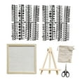thumbnail image 3 of Tablero de letras de fieltro Tablero de mensajes intercambiable Tablón de anuncios rústico decorativo con Blanco, 3 of 9