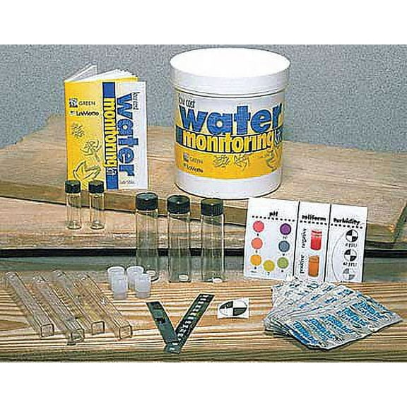 Lamotte Water Test Ed Kit,pH,Dis O2,Nitrate,etc  5886-20