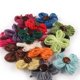 thumbnail image 3 of 10 piezas nuevos adornos de flores de hilo de moda para fiesta de boda, hogar, hotel, artesanía, decoración, álbum de recortes, adornos de bricolaje, beige Zulema flor de guirnalda guita flor, 3 of 6