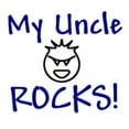 thumbnail image 2 of CafePress - My Uncle Rocks Infant Bodysuit - Baby Light Bodysuit, Size Newborn - 24 Months, 2 of 4