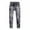 Gray, variant on Faux Denim Leggings for Women High Waist, Ripped Jeggings Skinny Jeans Soft Stretch Slim Fit Pants Trousers