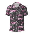 thumbnail image 2 of Daiia Lovely Mom Ever Pattern Men’s Polo Shirts,Solid Deck Shirt,Classic Fit, Breathable Cotton Polo for Casual and Sport Wear-Medium, 2 of 9